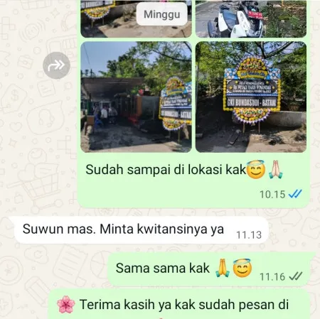 Pengiriman Papan Bunga Duka Kota Bambu Selatan