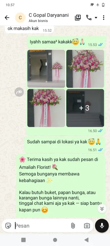 Pengiriman Karangan Bunga Kota Bambu Selatan