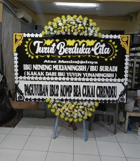 Papan Bunga Duka Kota Bambu Selatan