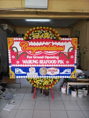 Papan Bunga di Kota Bambu Selatan